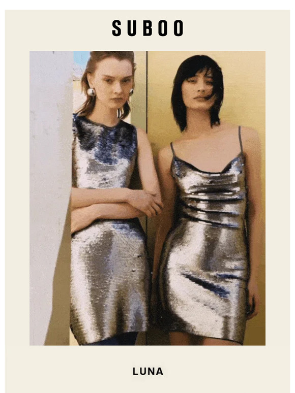 METALLIC SEQUIN DRESS ARMOUR