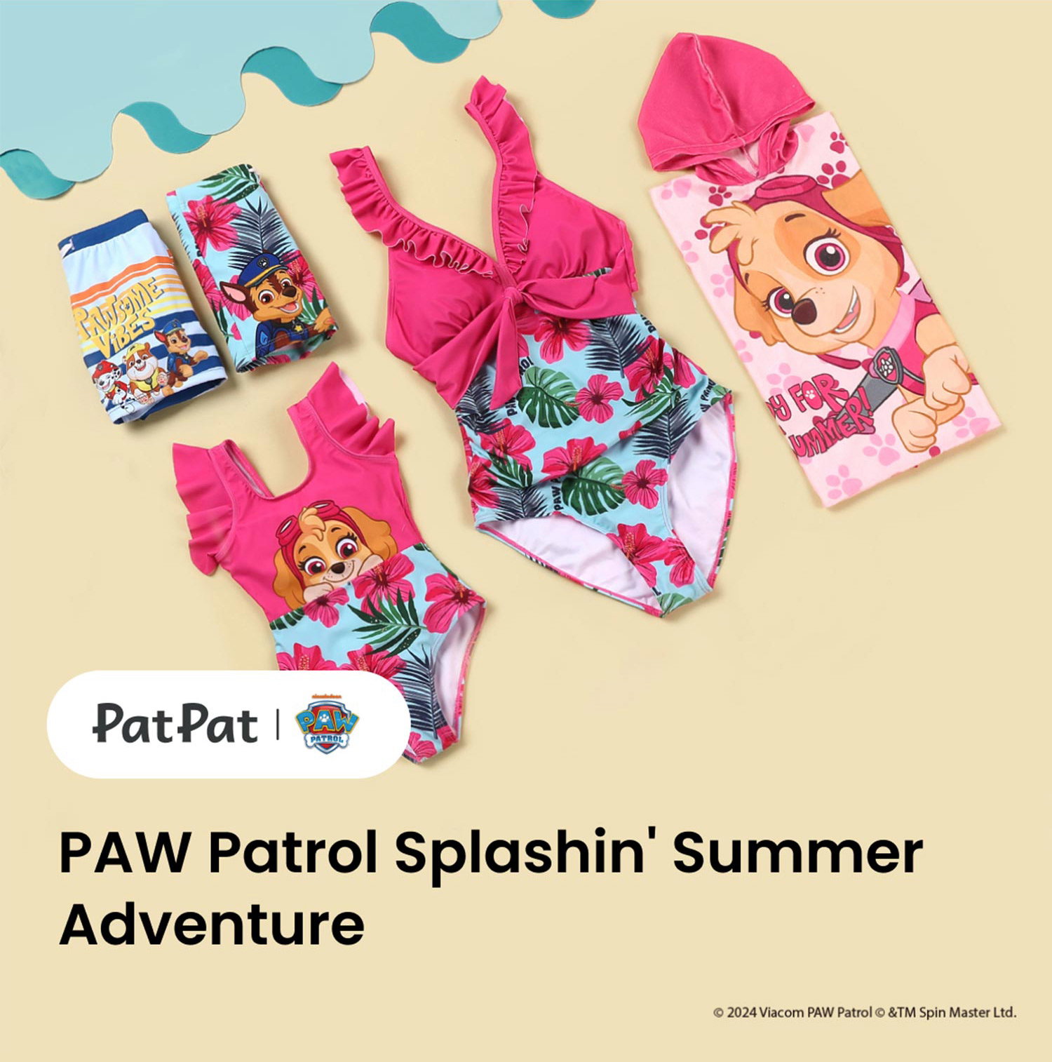 PatPat: 🐾🌊PAW Patrol Beachwear & More: Suit Up for Fun in the Sun! | Milled