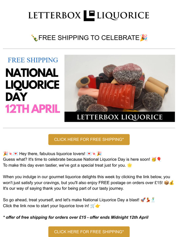 Guess what? It's National Liquorice Day this week and we have an offer just for you.