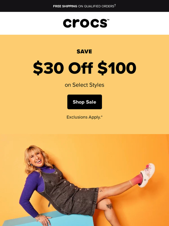 Buy crocs 30 off Clearance