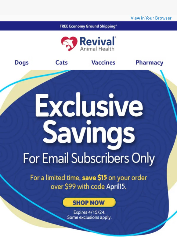 Want to Save $15?