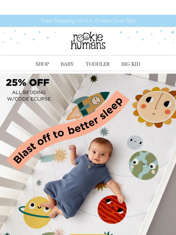 🌘 A deal to eclipse all others: 25% off all bedding TODAY