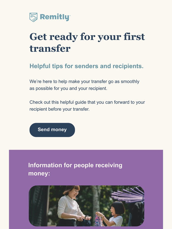 Remitly: 👥 First transfer? Here’s a guide for senders and recipients ...