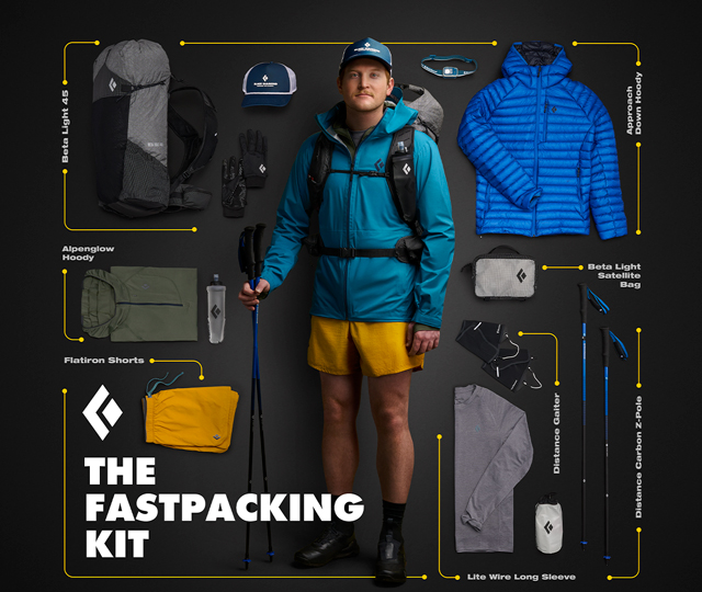Black Diamond Equipment Introducing the Fastpacking Kit Milled
