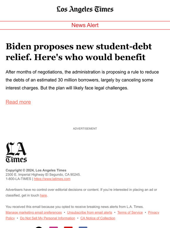 Biden proposes new student-debt relief. Here's who would benefit