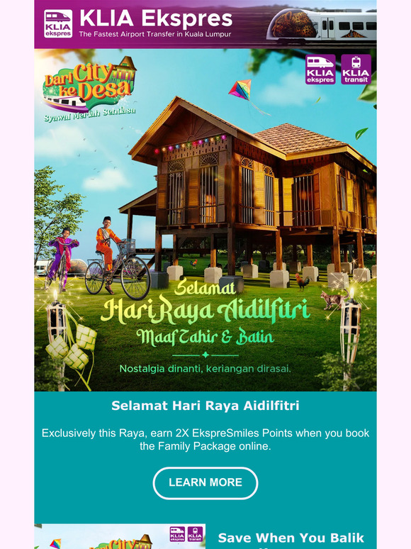 Earn 2X EkspreSmiles Points this Raya! 🌙