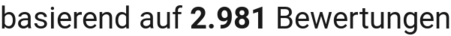 number of reviews