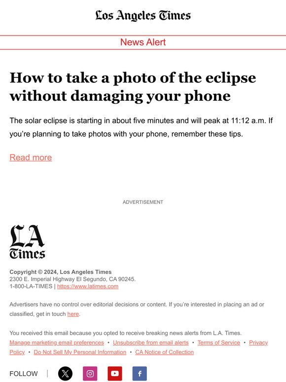 How to take a photo of the eclipse without damaging your phone