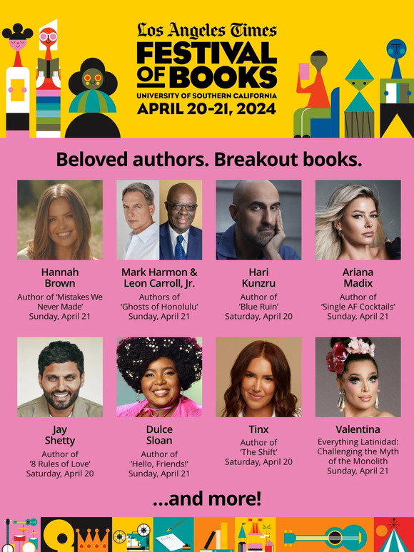 Big names at the Festival of Books