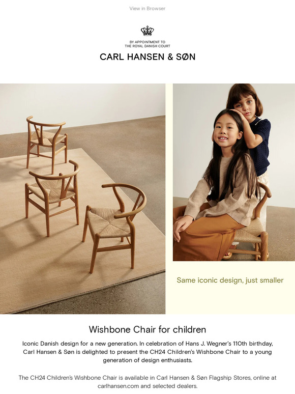 Wishbone Chair for children | CH24 Children's Wishbone Chair