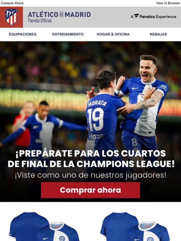 ¿Listo para los Cuartos de Final de la Champions?