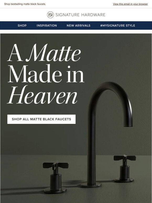 Signature Hardware: Your perfect matte awaits 🖤 | Milled