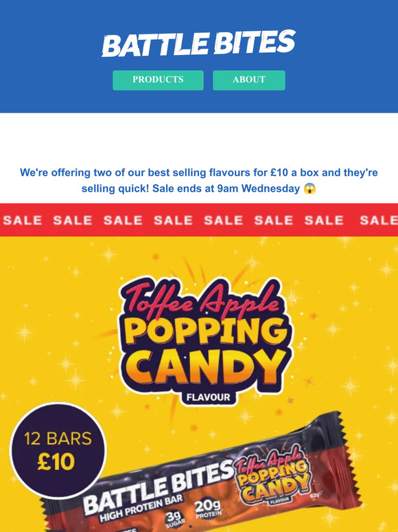🤤£10 for Selected 12-Pack Battle Bites | Last Chance!