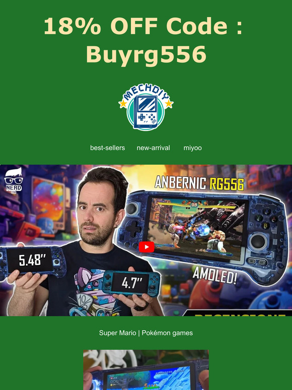 Mechdiy Anbernic RG556 The Most Powerful Handheld Console Of 2024 