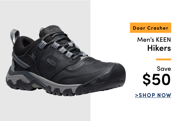 DOOR CRASHER Men's KEEN Hikers Save $50
