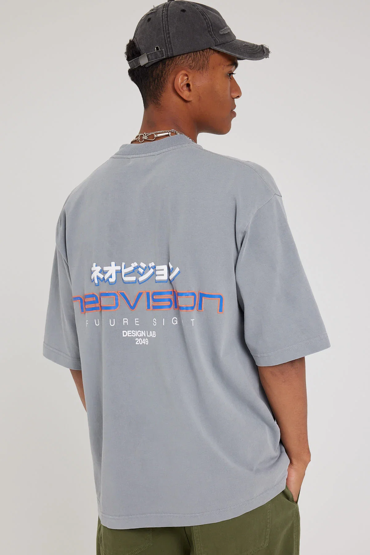 Image of Neovision Adrenaline Street Super Heavy Tee Grey