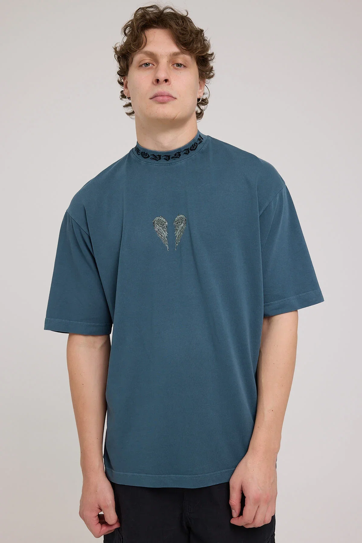 Image of Neovision Throne Oversize Super Heavy Tee Green