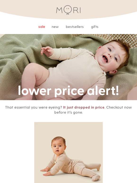 Baby Mori: Clever Zip Baby Pajamas is now on sale | Milled