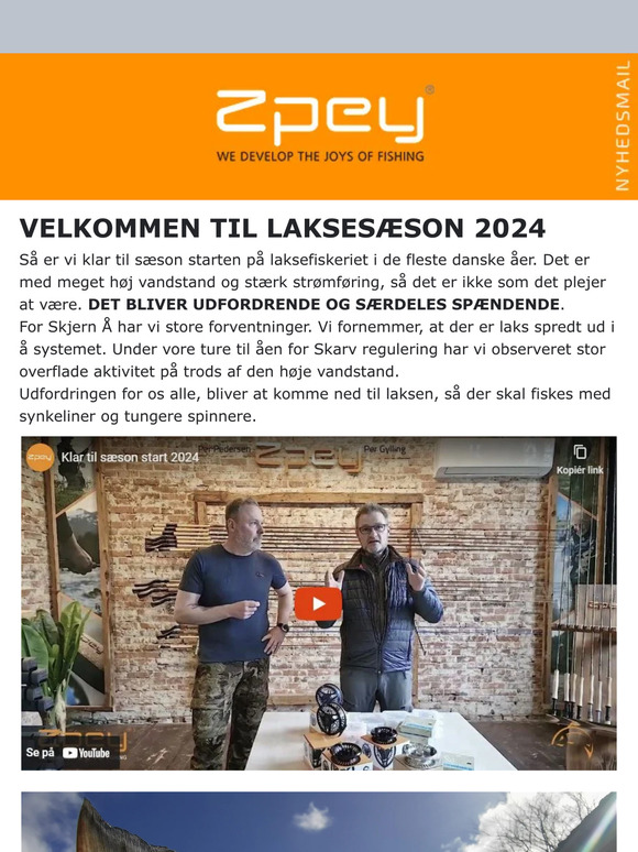 Vi er klar til lakse sæsonen med det grej du har brug for