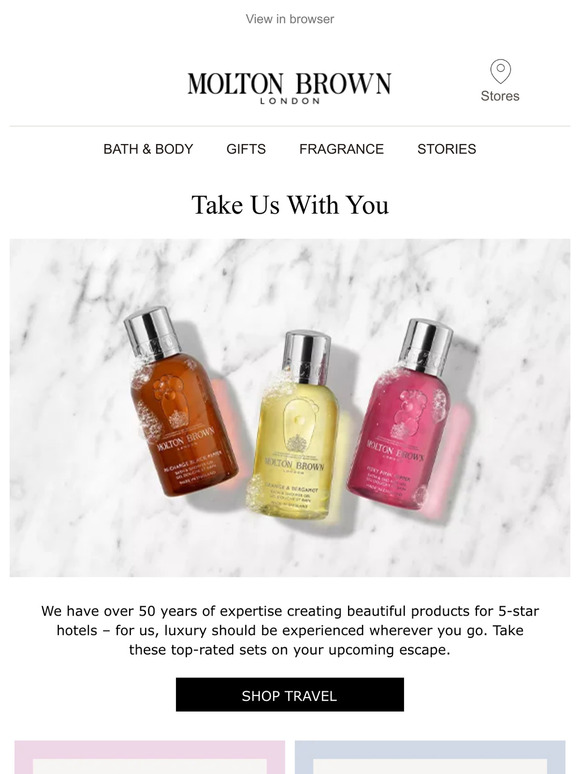 Molton Brown Email Newsletters Shop Sales, Discounts, and Coupon Codes