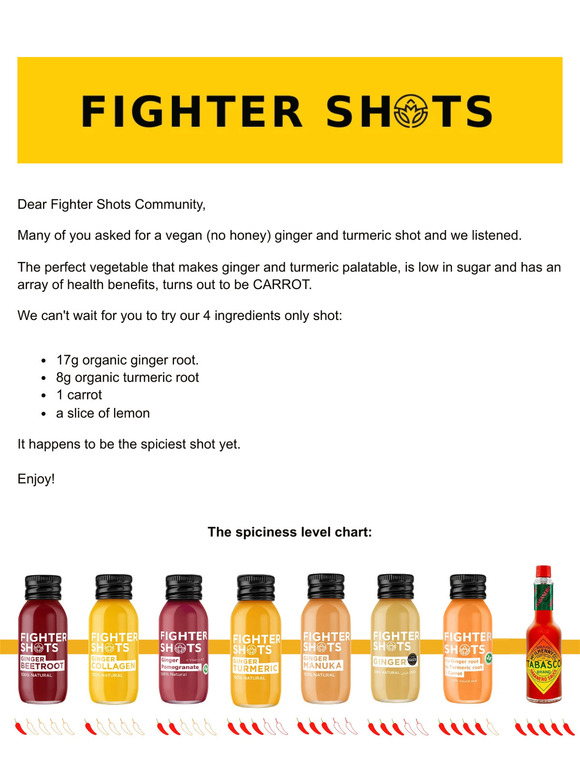 Check out our spiciest shot 🔥