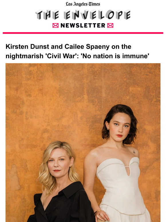Kirsten Dunst and Cailee Spaeny on a dark 'Civil War'
