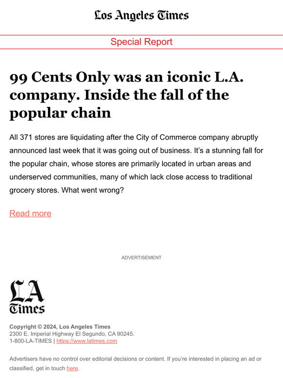 Inside the fall of the 99 Cent Only stores