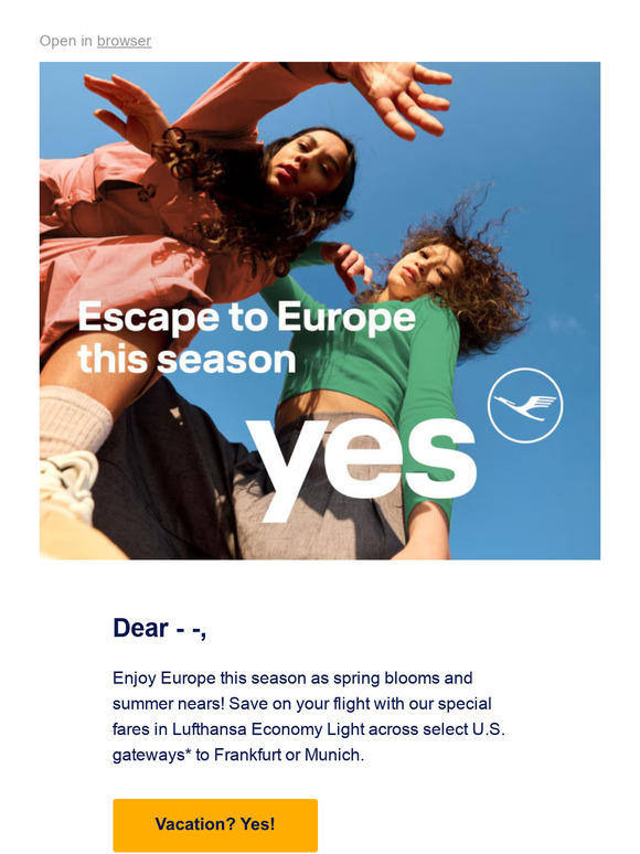 Ready for special fares? Yes!
