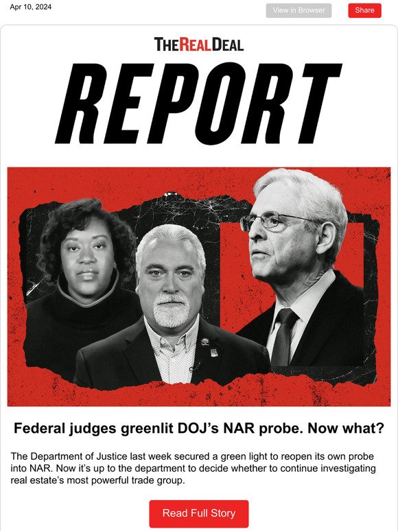 SPECIAL REPORT: What’s next for DOJ's NAR probe