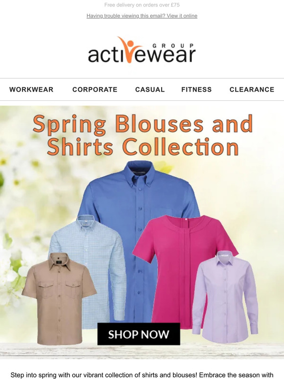 Spring Blouses and Shirts Collection