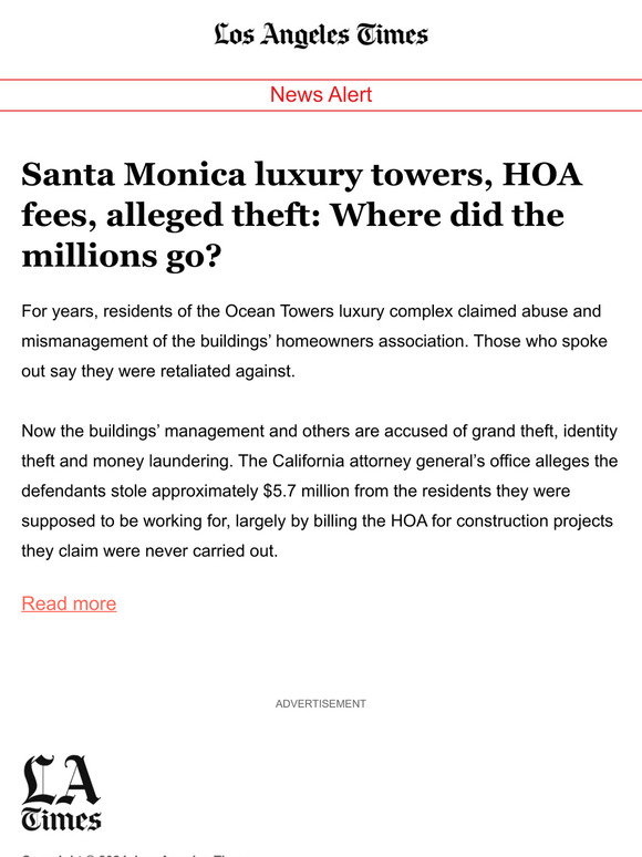 Why California's AG is investigating Santa Monica luxury towers