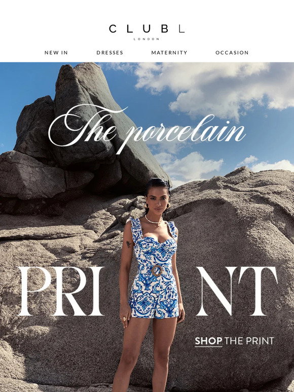 Club L London The print that's got EVERYONE talking. Milled