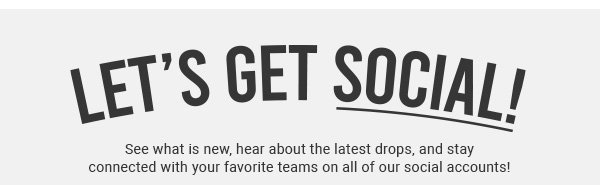 Let's Get Social!