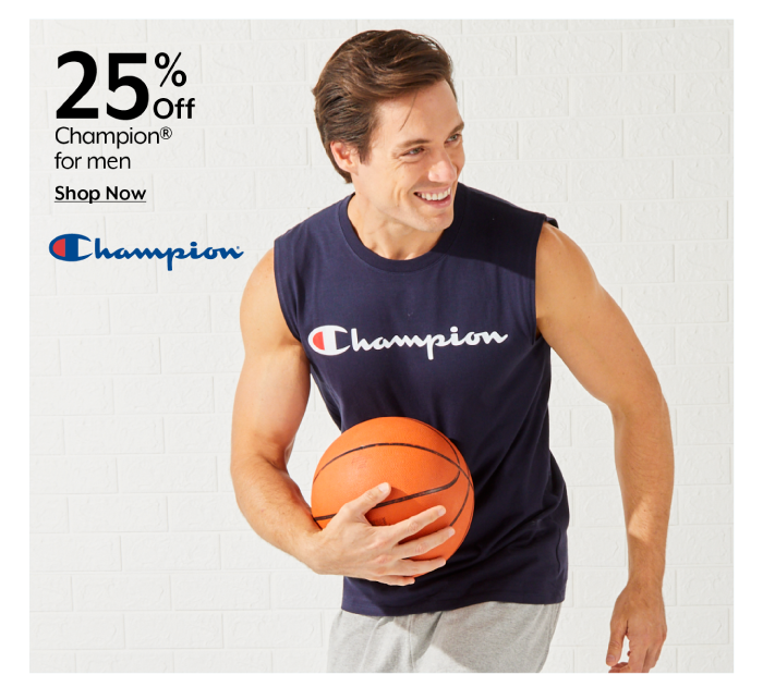 25% Off Champion for men