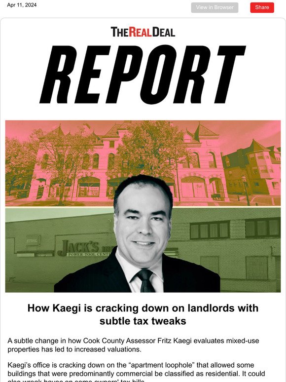 REPORT: How Kaegi is cracking down on landlords with subtle tax tweaks