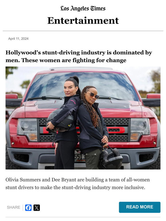 They want to change Hollywood's stunt-driving industry