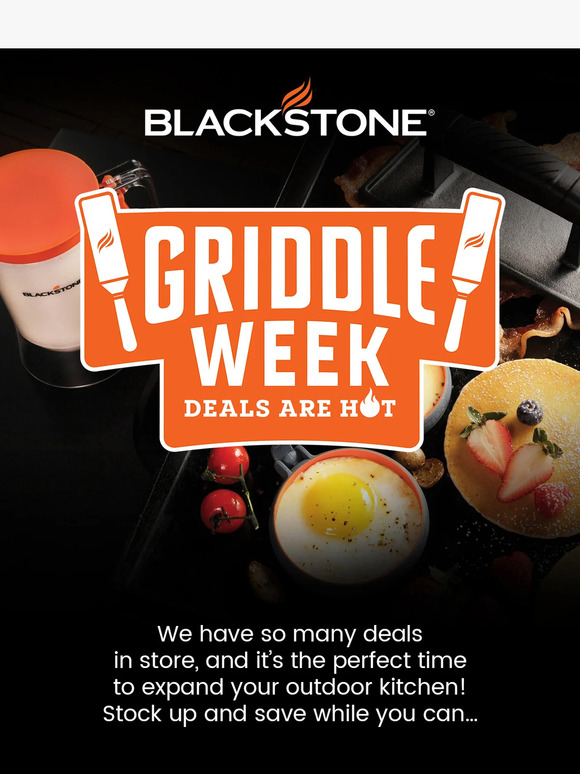 Blackstone Products Griddle Week is going strong 💪 Milled