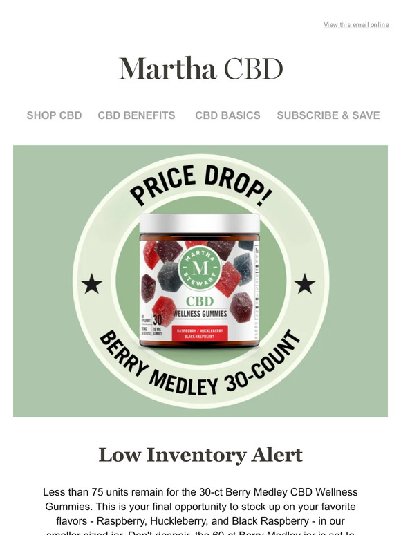 Price Drop! 30-ct Berry Medley now $24.99