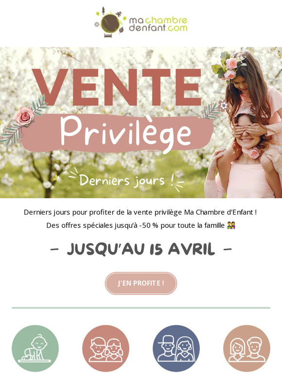 Derniers jours pour profiter de notre Vente Privilège : jusqu'à -50 % 🏃