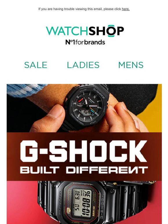 SHOP GShock Watches at Watchshop | SALE up to 70% OFF