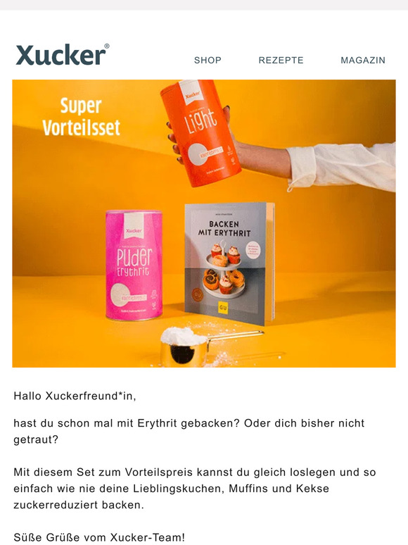Dein Erythrit-Backset zum Vorteilspreis 👨‍🍳