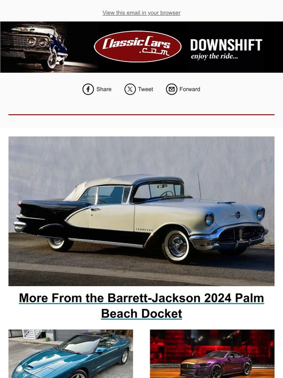 ClassicCars More From the BarrettJackson 2024 Palm Beach Docket Milled