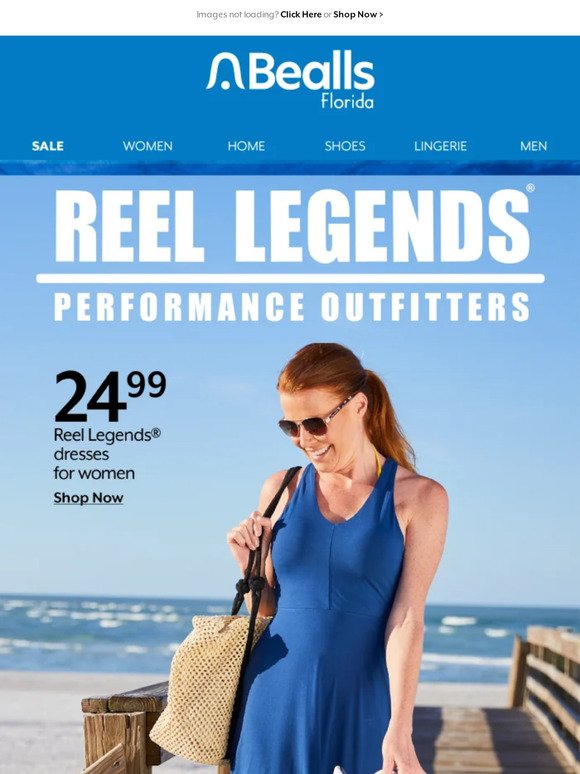 Bealls Stores: New Reel Legends styles for men & women