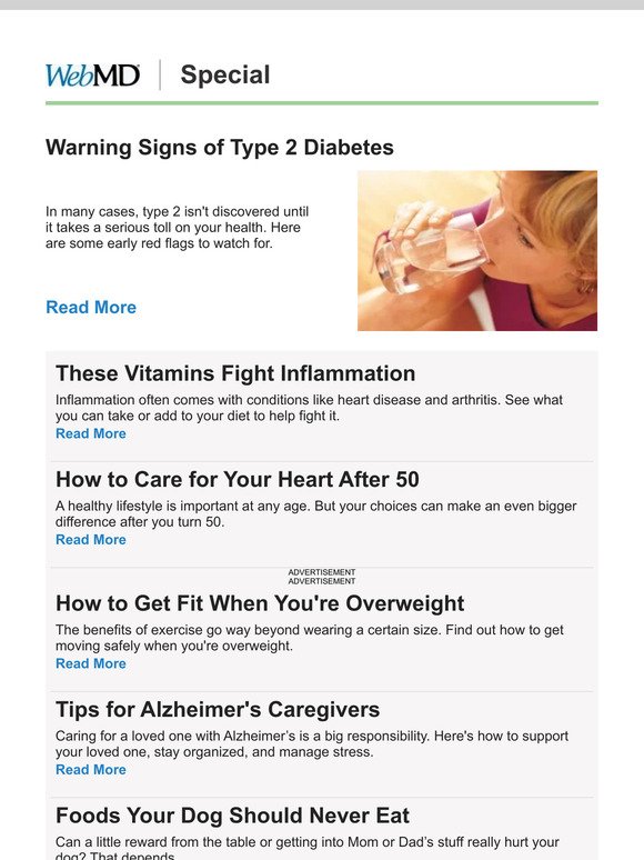 Warning Signs of Type 2 Diabetes