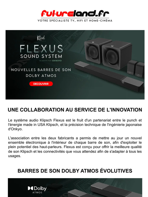Klipsch Flexus : le système Home cinéma sans fil qui va faire du bruit !