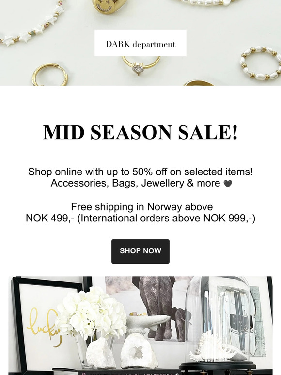 MID SEASON SALE!