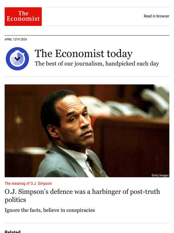 The Economist: How O.J. Simpson’s trial changed America | Milled