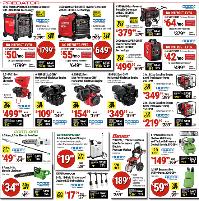 SPRING BLACK FRIDAY SALE FLYER