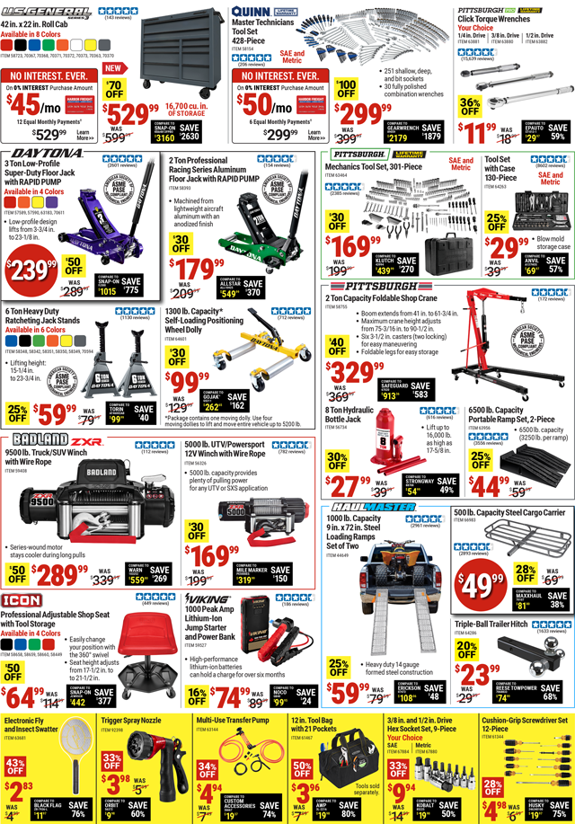 SPRING BLACK FRIDAY SALE FLYER