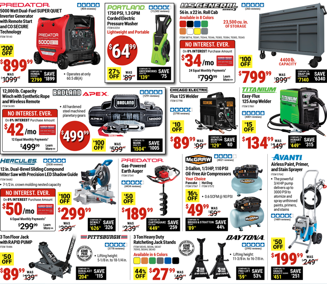 SPRING BLACK FRIDAY SALE FLYER